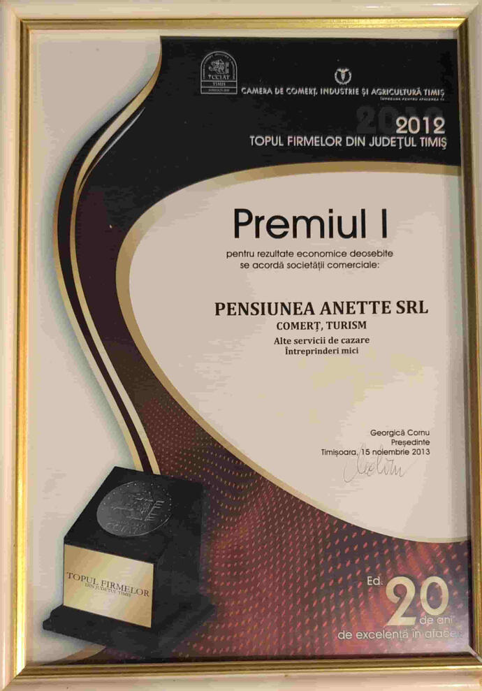 Topul Firmelor 2013 - Premiul 1 Topul Firmelor 2013 - Premiul 1